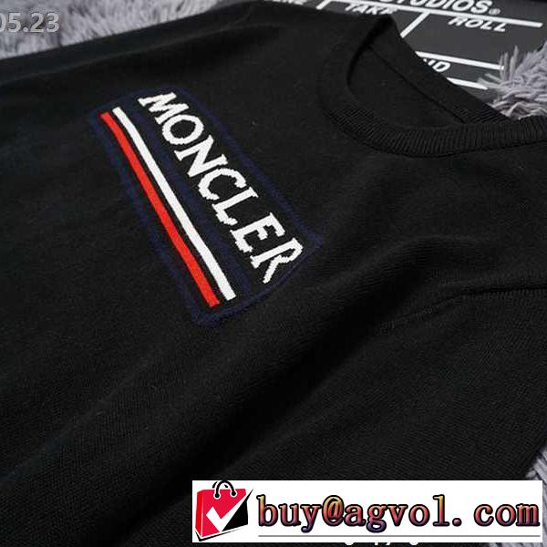 大歓迎な専門店MONCLERコピーモンクレールセーターメンズブラック肌触りの気持ちい秋冬アイテム