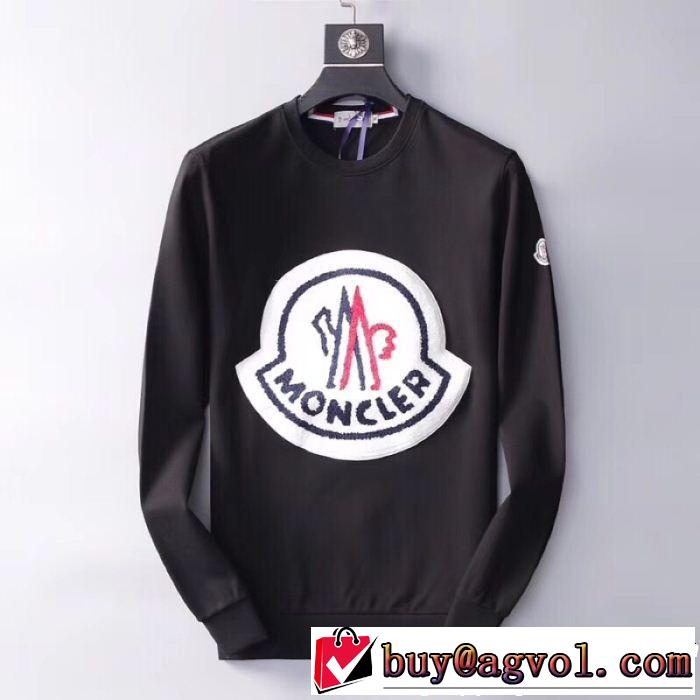 数量限定再入荷 長袖Tシャツ 2018秋冬の定番新品到来! モンクレール MONCLER 4色可選 冬季限定販売