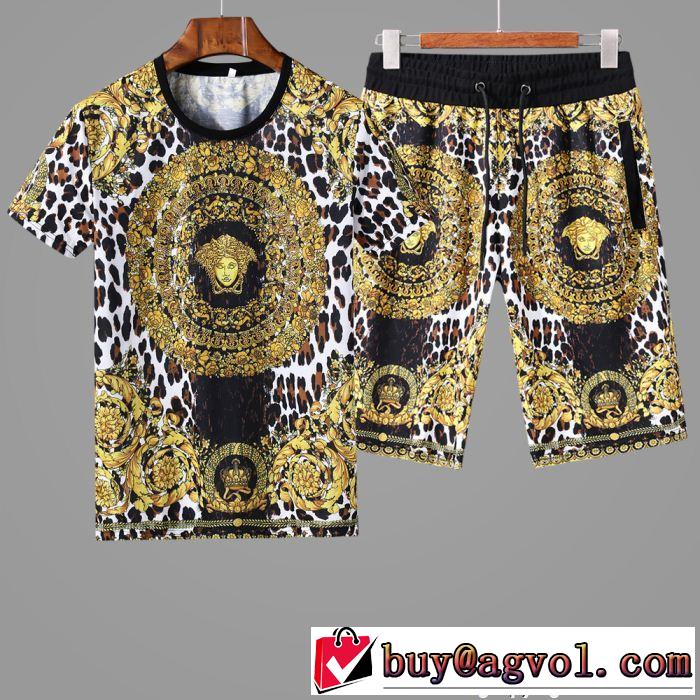 美品*入手困難2018【SALE！】ヴェルサーチ VERSACE 半袖セットアップクールビズ