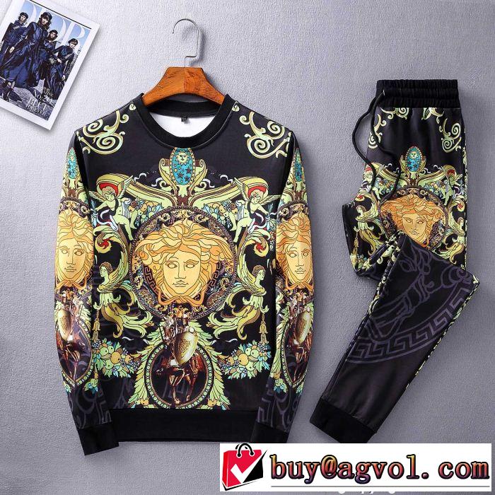  2018人気の主流アイテム 上下セット ファッションの最先端！ ヴェルサーチ VERSACE 上品でファッション