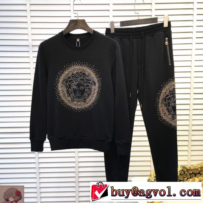 ヴェルサーチ最近人気一番！VERSACE 海外限定アイテム 上下セット2018【SALE！】