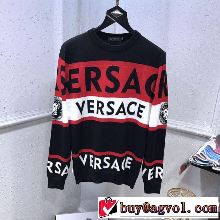 2019年春の新作続々 人気高いアイテム ヴェルサーチ VERSACE プルオーバー 2色可選