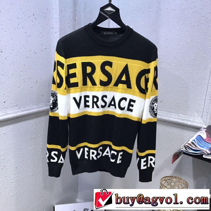 2019年春の新作続々 人気高いアイテム ヴェルサーチ VERSACE プルオーバー 2色可選
