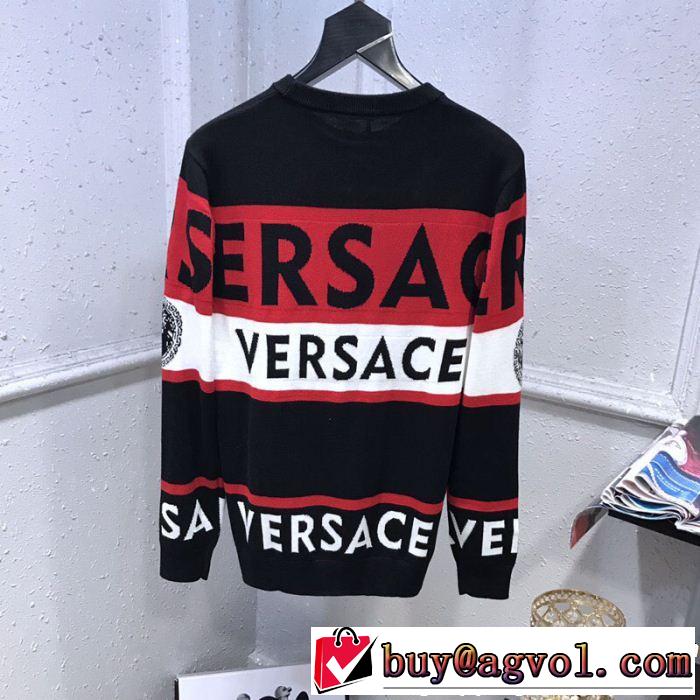 2019年春の新作続々 人気高いアイテム ヴェルサーチ VERSACE プルオーバー 2色可選
