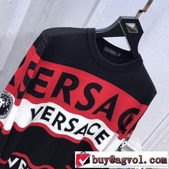 2019年春の新作続々 人気高いアイテム ヴェルサーチ VERSACE プルオーバー 2色可選