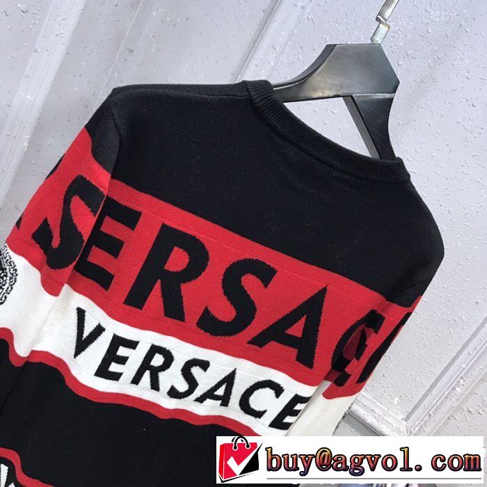 2019年春の新作続々 人気高いアイテム ヴェルサーチ VERSACE プルオーバー 2色可選
