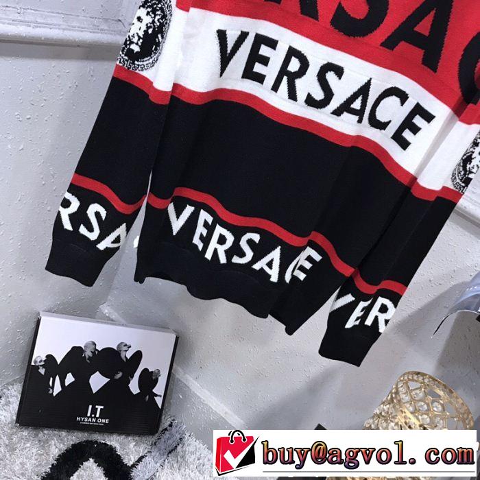2019年春の新作続々 人気高いアイテム ヴェルサーチ VERSACE プルオーバー 2色可選