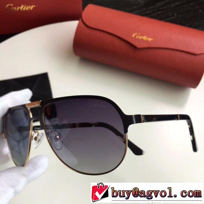 暖かな着心地 サングラス 2018年春夏入荷 4色可選 カルティエ CARTIER
