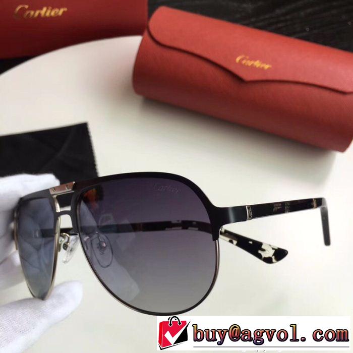 暖かな着心地 サングラス 2018年春夏入荷 4色可選 カルティエ CARTIER