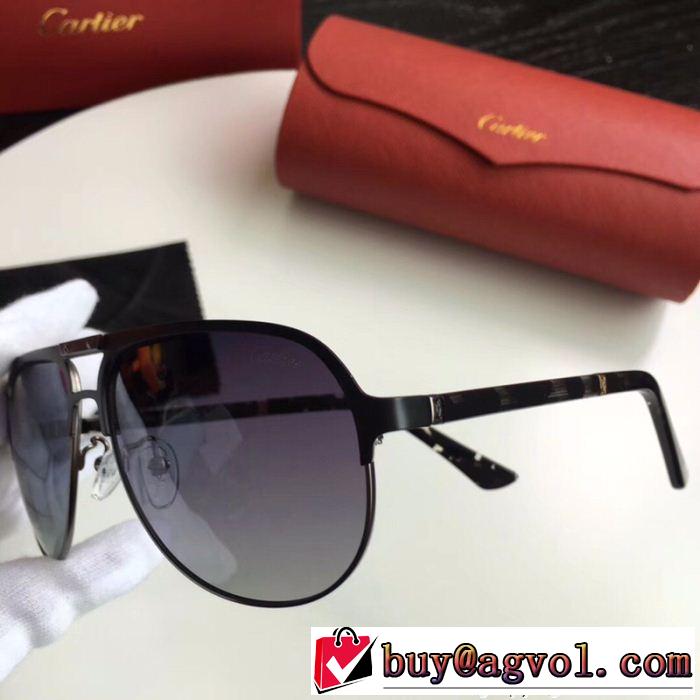 暖かな着心地 サングラス 2018年春夏入荷 4色可選 カルティエ CARTIER
