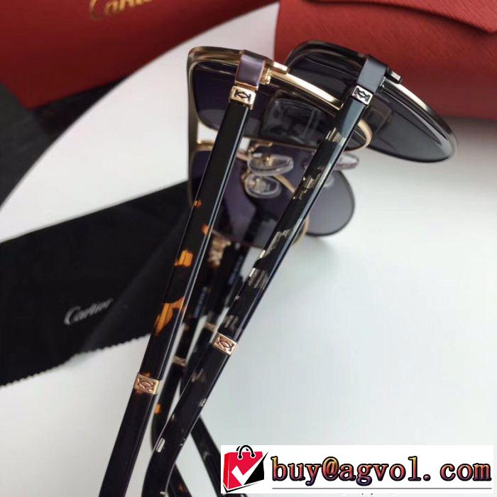 暖かな着心地 サングラス 2018年春夏入荷 4色可選 カルティエ CARTIER