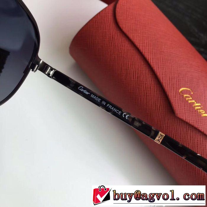暖かな着心地 サングラス 2018年春夏入荷 4色可選 カルティエ CARTIER