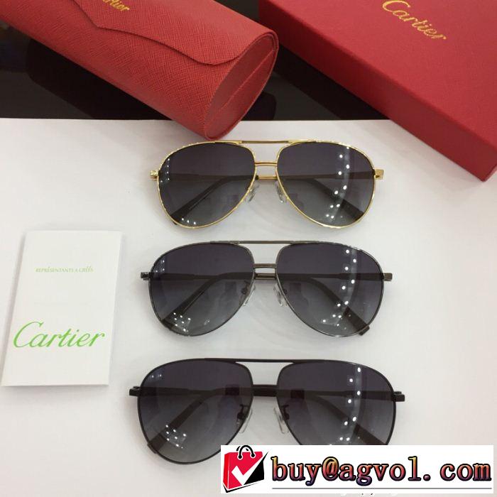  春夏大活躍 2018年春夏入荷 3色可選 カルティエ CARTIERサングラス