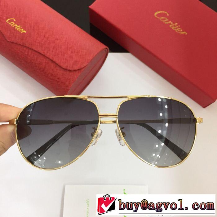 春夏大活躍 2018年春夏入荷 3色可選 カルティエ CARTIERサングラス
