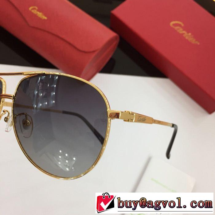 春夏大活躍 2018年春夏入荷 3色可選 カルティエ CARTIERサングラス