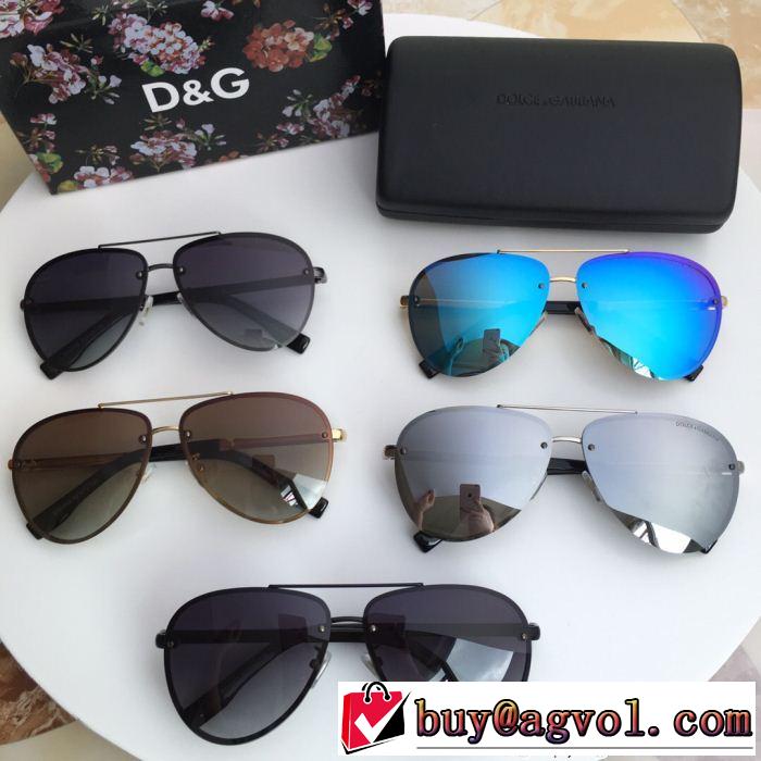  2018新品入荷  人気急上昇中 ドルチェ＆ガッバーナ Dolce&Gabbana 5色可選 サングラス