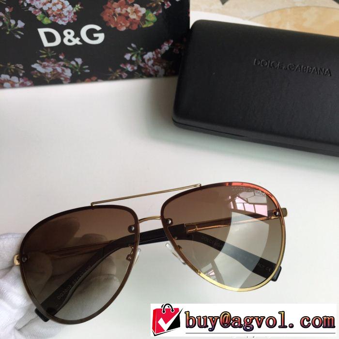 2018新品入荷  人気急上昇中 ドルチェ＆ガッバーナ Dolce&Gabbana 5色可選 サングラス