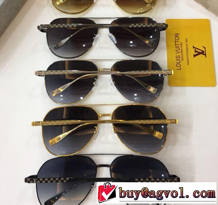 ファッション度アップ  サングラス 2018新品入荷  4色可選 ルイ ヴィトン LOUIS VUITTON 高評価人気品