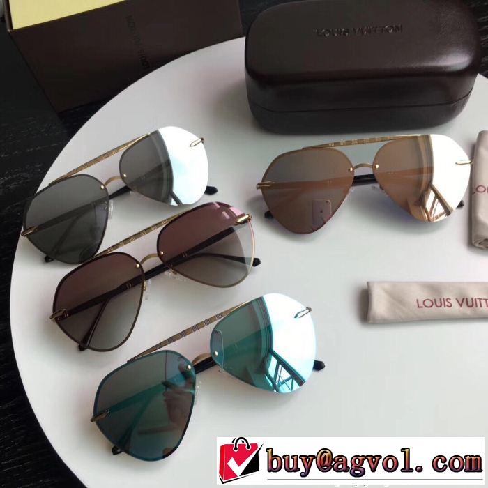 高感度アイテム  サングラス 2018新品入荷 4色可選 ルイ ヴィトン LOUIS VUITTON