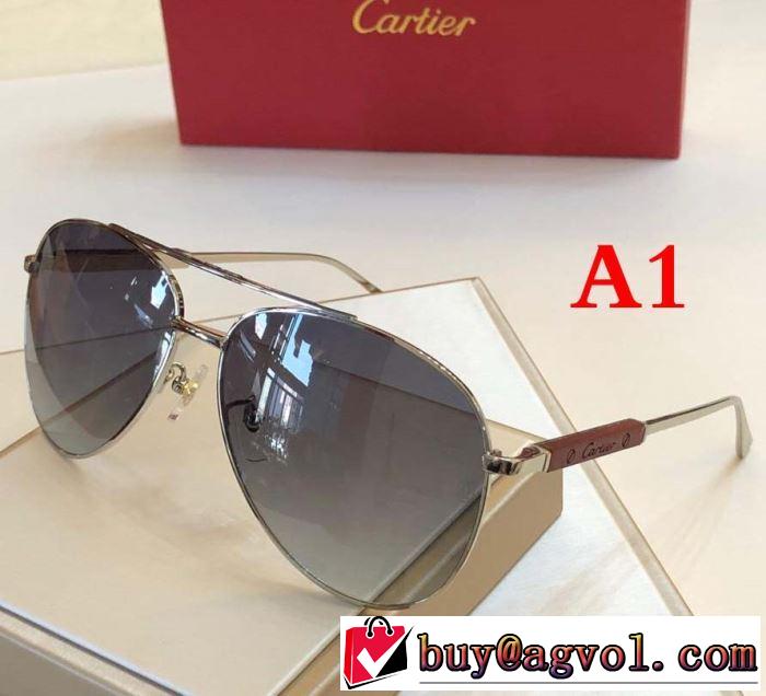やっぱり欲しい即発送  カルティエ CARTIER  2019SSのトレンド商品  サングラス  多色可選