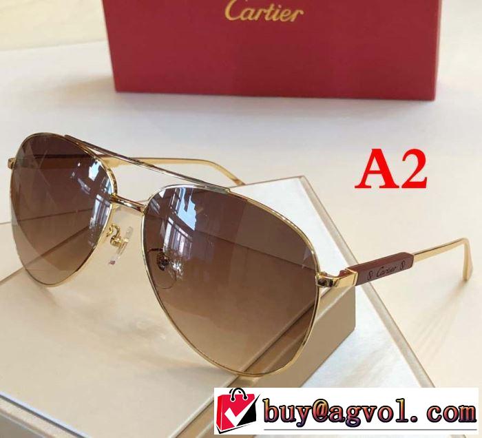 やっぱり欲しい即発送  カルティエ CARTIER  2019SSのトレンド商品  サングラス  多色可選