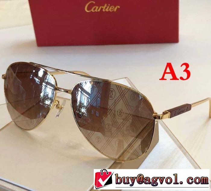 やっぱり欲しい即発送  カルティエ CARTIER  2019SSのトレンド商品  サングラス  多色可選