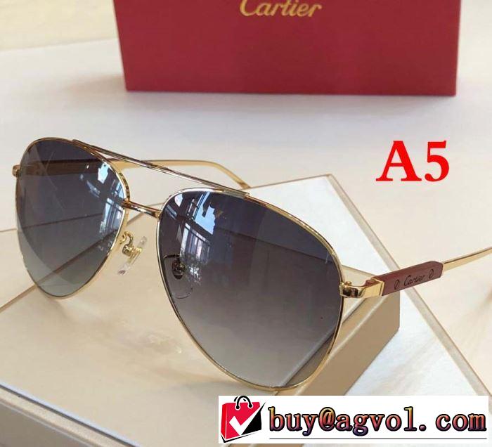 やっぱり欲しい即発送  カルティエ CARTIER  2019SSのトレンド商品  サングラス  多色可選