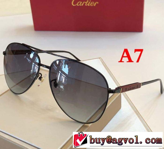 やっぱり欲しい即発送  カルティエ CARTIER  2019SSのトレンド商品  サングラス  多色可選