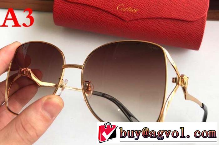 2019春夏新作  超大特価  カルティエ CARTIER  サングラス  多色可選  残り僅か