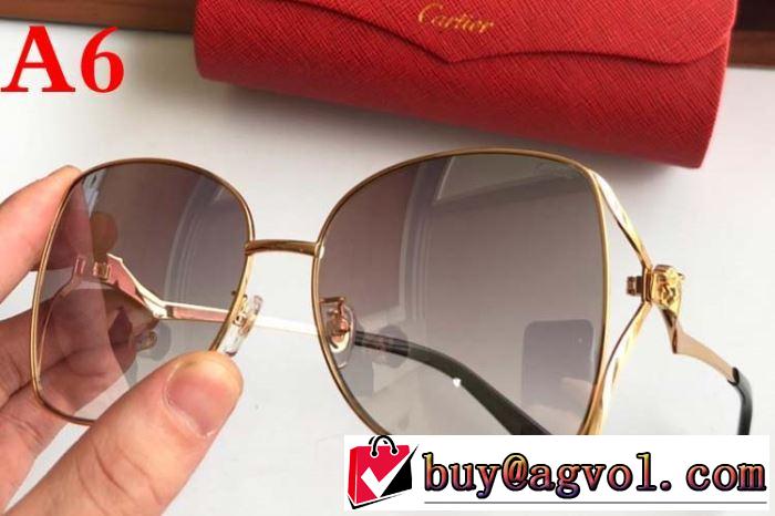 2019春夏新作  超大特価  カルティエ CARTIER  サングラス  多色可選  残り僅か