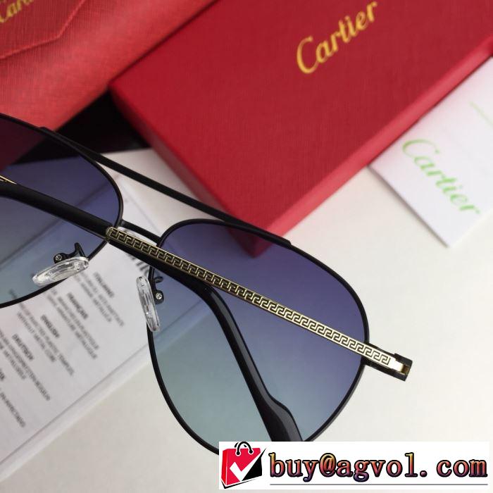 売切れ必須  2019夏ファション新品  カルティエ CARTIER  サングラス  多色可選