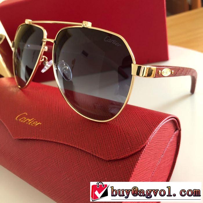 美し過ぎる  カルティエ CARTIER  2019新作限定  売切必至  サングラス  4色可選