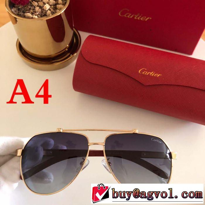 美し過ぎる  カルティエ CARTIER  2019新作限定  売切必至  サングラス  4色可選