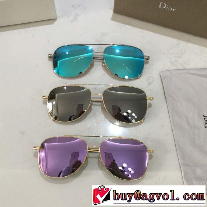 きれいめ派に上質  ディオール DIOR  さわやか夏スタイル新品  サングラス  2019春夏の大注目トレンド  3色可選