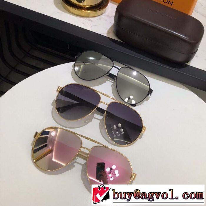 2019年春夏流行ファッション  スタイルUPして着こなす  ルイ ヴィトン LOUIS VUITTON  サングラス  3色可選