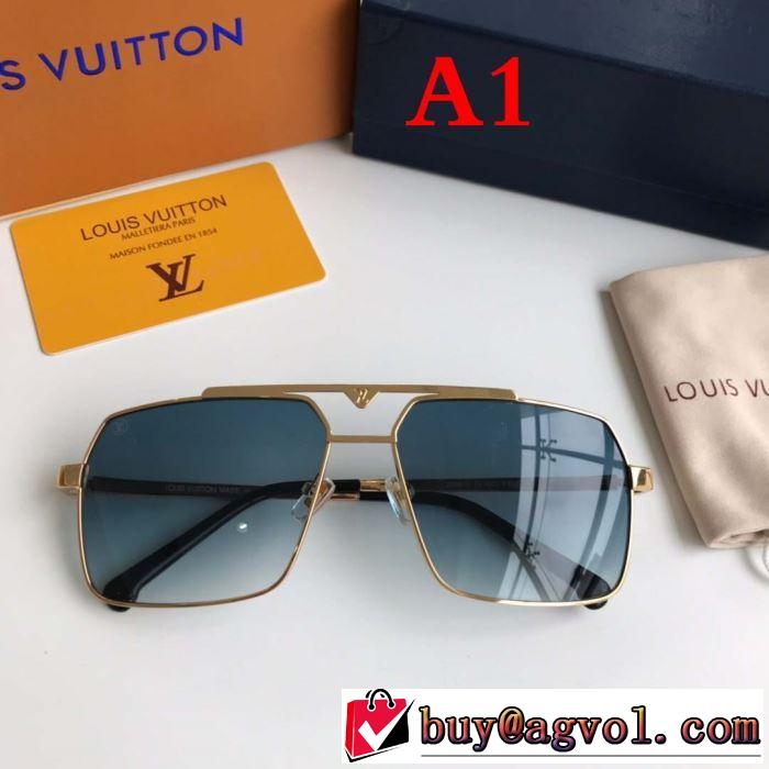 多色可選  トレンド感があって涼しげ  ルイ ヴィトン LOUIS VUITTON  サングラス  2019年最新ファッション