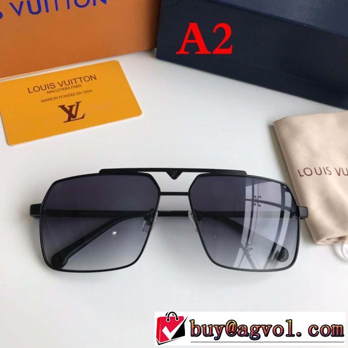 多色可選  トレンド感があって涼しげ  ルイ ヴィトン LOUIS VUITTON  サングラス  2019年最新ファッション