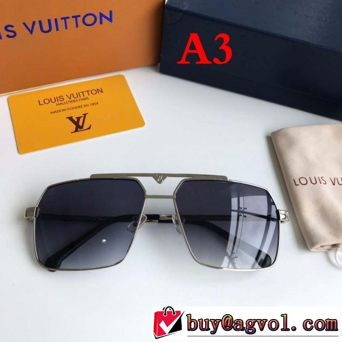 多色可選  トレンド感があって涼しげ  ルイ ヴィトン LOUIS VUITTON  サングラス  2019年最新ファッション