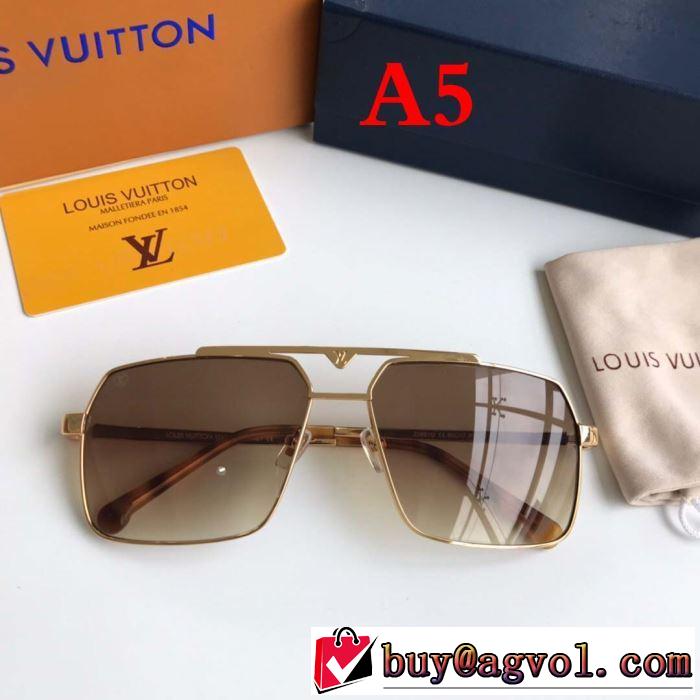 多色可選  トレンド感があって涼しげ  ルイ ヴィトン LOUIS VUITTON  サングラス  2019年最新ファッション