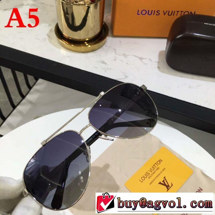 多色可選  2019即旬な装いに  サングラス  トップスをインするスタイル  ルイ ヴィトン LOUIS VUITTON