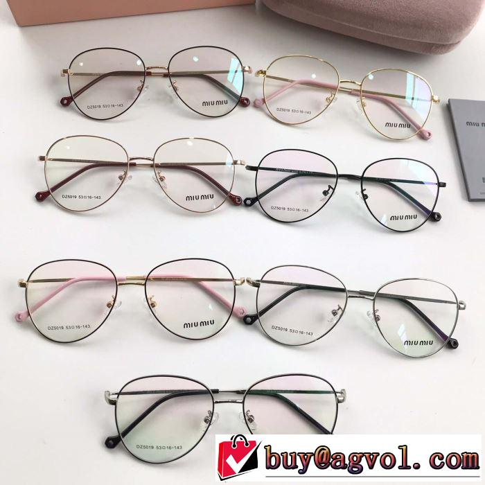 2019SSのトレンド商品  ミュウミュウ MIUMIU  近視眼鏡/メガネ    ブラッシュアップして華やかに  多色可選