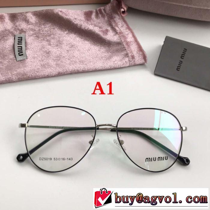 2019SSのトレンド商品  ミュウミュウ MIUMIU  近視眼鏡/メガネ    ブラッシュアップして華やかに  多色可選