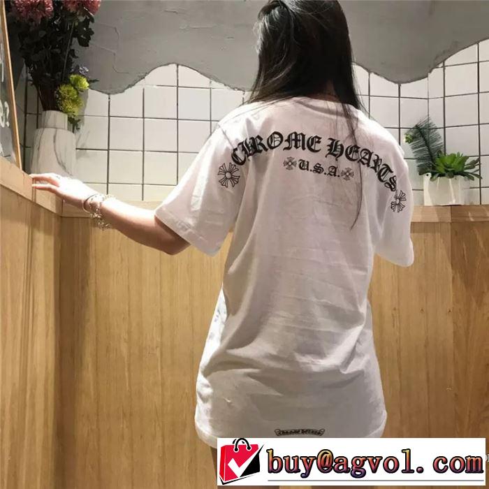 2色可選 男女兼用 2019春夏の大注目トレンド 春夏のトレンドアイテム クロムハーツ CHROME HEARTS 半袖Tシャツ