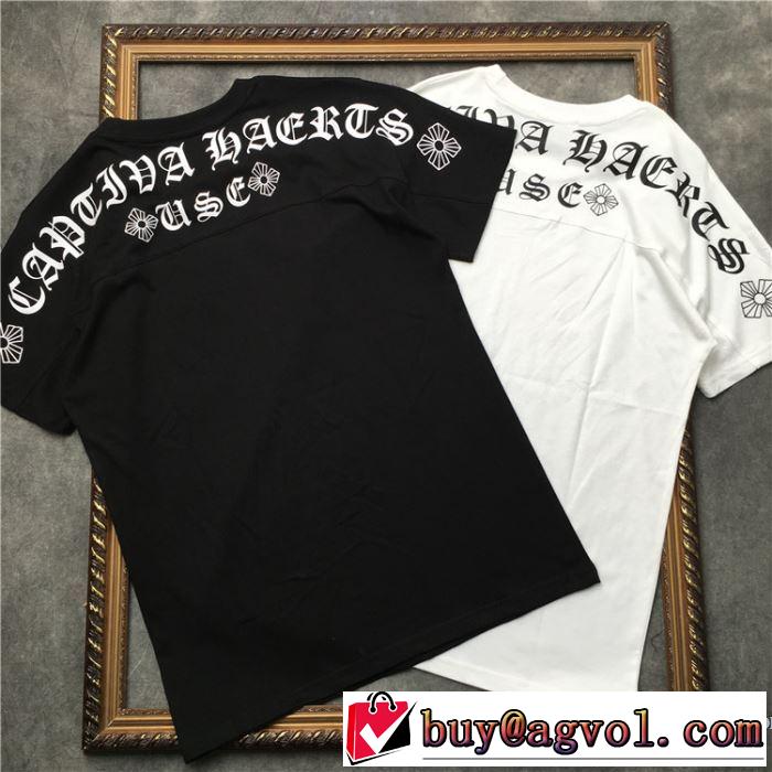 2色可選 男女兼用 2019春夏の大注目トレンド 春夏のトレンドアイテム クロムハーツ CHROME HEARTS 半袖Tシャツ