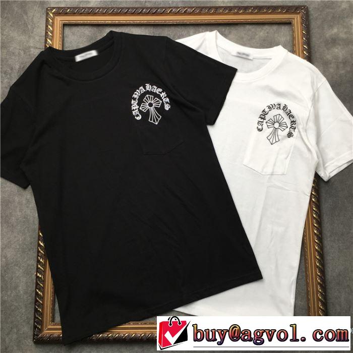 2色可選 男女兼用 2019春夏の大注目トレンド 春夏のトレンドアイテム クロムハーツ CHROME HEARTS 半袖Tシャツ