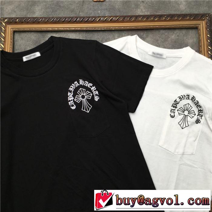 2色可選 男女兼用 2019春夏の大注目トレンド 春夏のトレンドアイテム クロムハーツ CHROME HEARTS 半袖Tシャツ