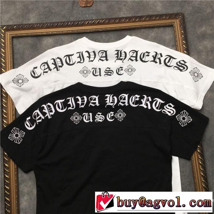 2色可選 男女兼用 2019春夏の大注目トレンド 春夏のトレンドアイテム クロムハーツ CHROME HEARTS 半袖Tシャツ