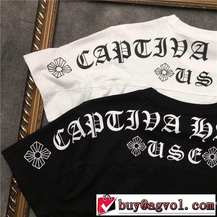 2色可選 男女兼用 2019春夏の大注目トレンド 春夏のトレンドアイテム クロムハーツ CHROME HEARTS 半袖Tシャツ
