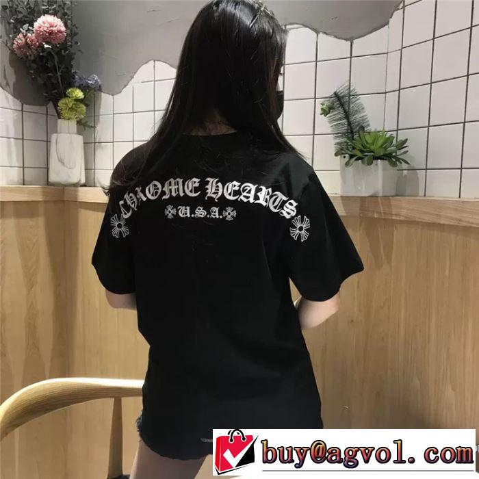 2色可選 男女兼用 2019春夏の大注目トレンド 春夏のトレンドアイテム クロムハーツ CHROME HEARTS 半袖Tシャツ