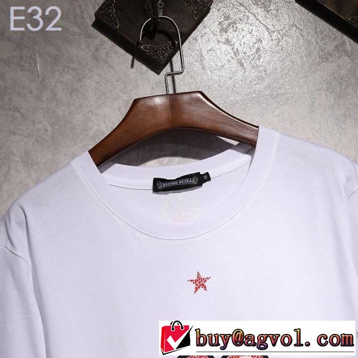 クロムハーツ CHROME HEARTS 半袖Tシャツ 2色可選 男女兼用 2019年の夏のマスト 素敵なスタイルで夏の定番